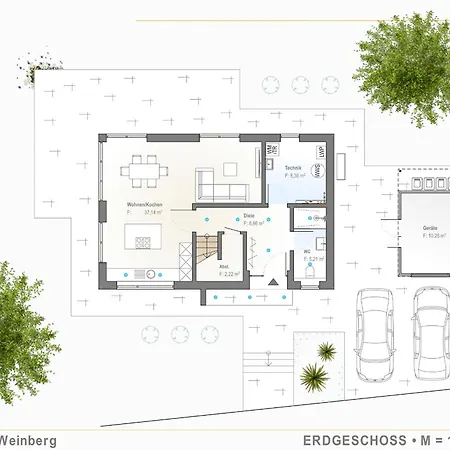 度假居 Haus Im Weinberg 埃伦波特道夫